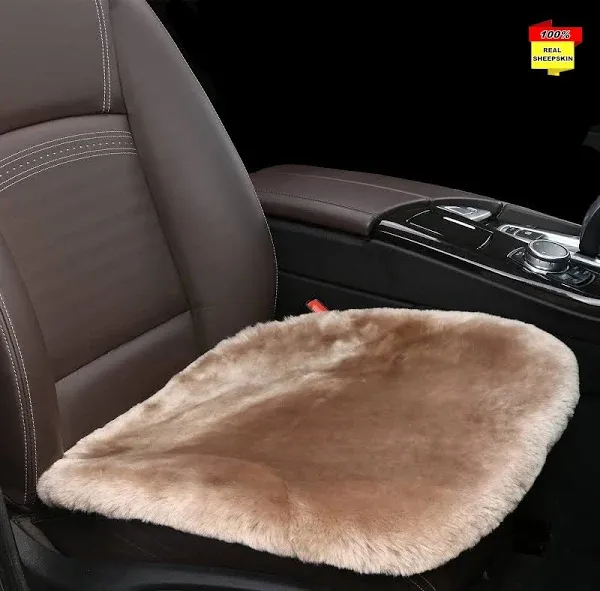 Sisha-A Sheepskin Seat Cushion Cover