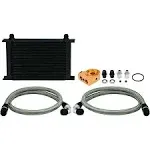 Mishimoto (MMOC-UHTBK) Black 25-Row Universal Thermostatic Oil Cooler Kit