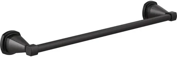 Delta 77618-BL Stryke 18 in. Towel Bar - Matte Black