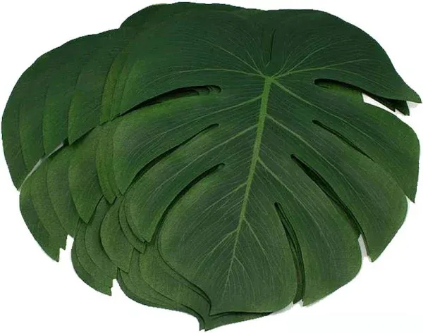 36Pcs Artificial Tropical Palm Leaves