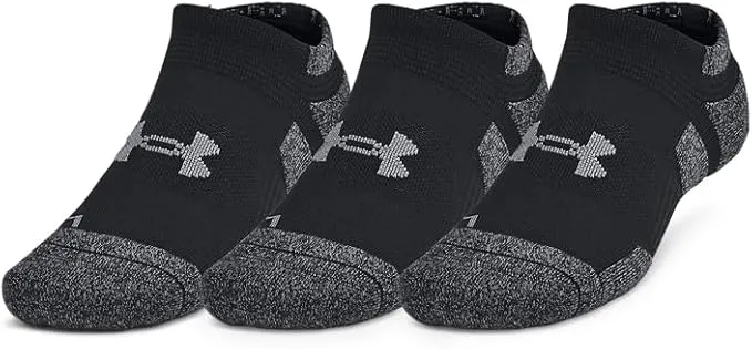 UA Performance Tech Pro 3-Pack No Show Socks