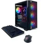 NSXGAMING Nova Desktop Gaming Computer (AMD Ryzen 5 5600G, 16GB 2 * 8 GB DDR4 3600, 512Gb M2 NVME SSD, RGB Fans, Windows 11 Home 64-bit Ready, Wify Ready, Mouse and Keyboard)