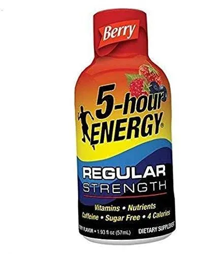 5-Hour Energy Energy Shot Regular Strength Berry (19.3 fl oz)