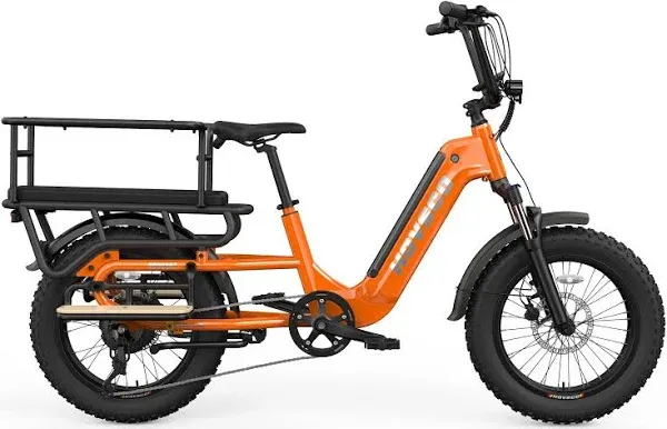 HOVSCO HovCart 20" Fat Tire Cargo Electric Bike | Torque Sensor All Terrain Ebike ...