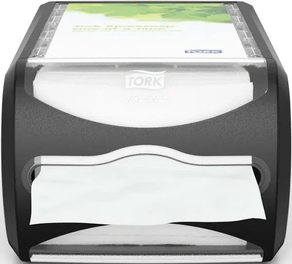 Tork - Xpressnap Counter Napkin Dispenser, 7.5 x 12.1 x 5.7, Black