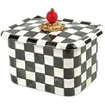 MacKenzie-Childs - Courtly Check Enamel Recipe Box