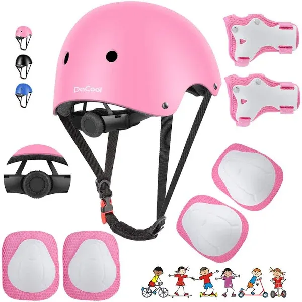 DaCool Kids Bike Helmet Set