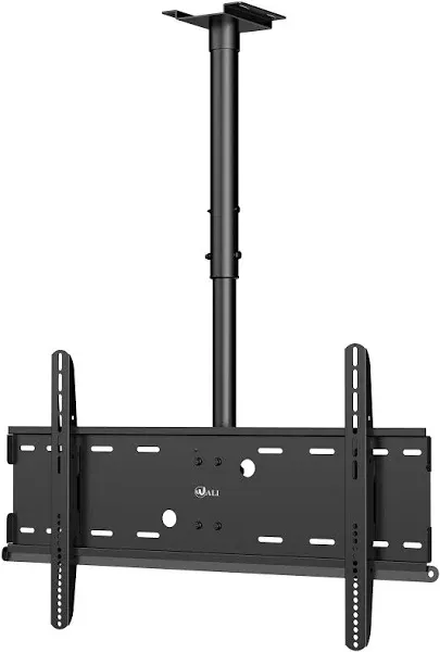 WALI Ceiling TV Mount for 42-90 inch, Hanging Adjustable TV Ceiling Mount Bracket Fits Most LED, LCD, OLED 4K TVs, Holds up to 220lbs, Max Mounting Holes 800x400mm (CM4290), Black