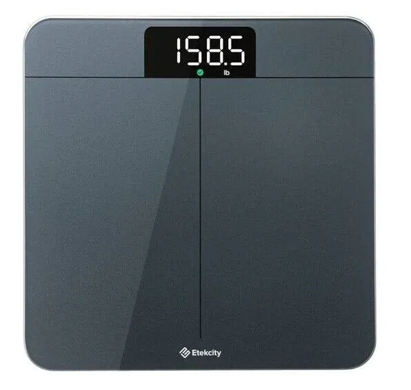 Etekcity Scale for Body Weight, Digital Bathroom Scales for People, Most Accurate to 0.05lb, Bright LED Display & Large Clear Numbers, Upgraded