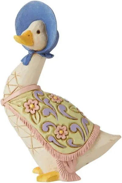 Enesco Beatrix Potter by Jim Shore Jemima Puddle-Duck Miniature Figurine, 4.13 Inch, Multicolor