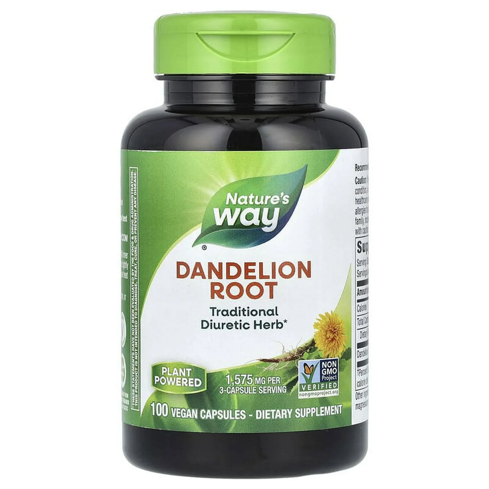 Nature's Way Dandelion Root, Capsules - 180 count