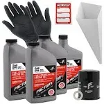 Factory Racing Parts SAE 0W-20 Full Synthetic 3.5 Quart Oil Change Kit for Honda Civic, Accord, Cr-v, Fit, HR-V