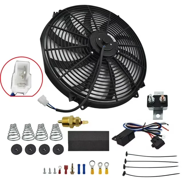 BLACKHORSE-RACING 16" Electric Radiator Fan