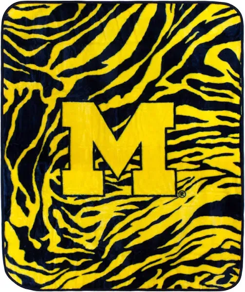 College Covers Michigan Wolverines University Throw Blanket 5x7 FT