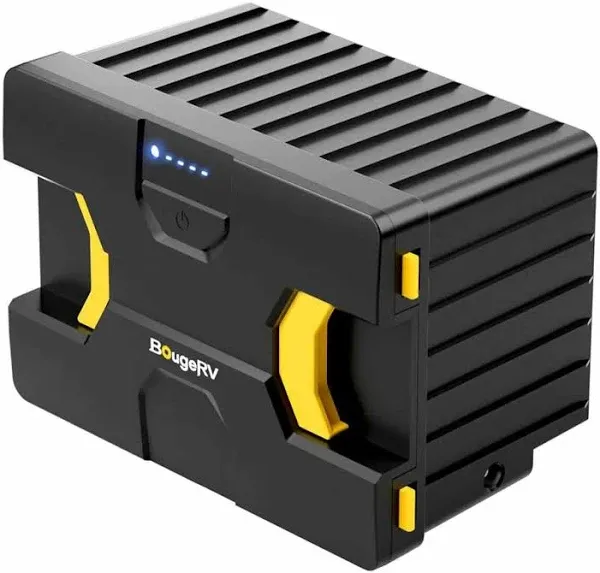 BougeRV (Upgrade) 173Wh Detachable Battery for 12 Volt Dual Zone Refrigerator, Specially equipped CRD/ED series dual-zone car refrigerator (Adapter not included