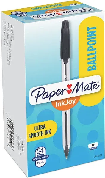 Paper Mate 2014534 InkJoy 50ST Ballpoint Pens, Medium Point (1.0mm), Blue, 60 Count