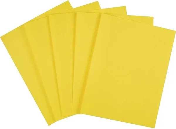 Staples Brights Multipurpose Paper 24 lbs. 8.5" x 11" Yellow 500/Ream (20102)