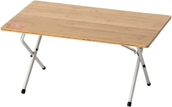 Snow Peak Renewed Single Action Low Bamboo Table