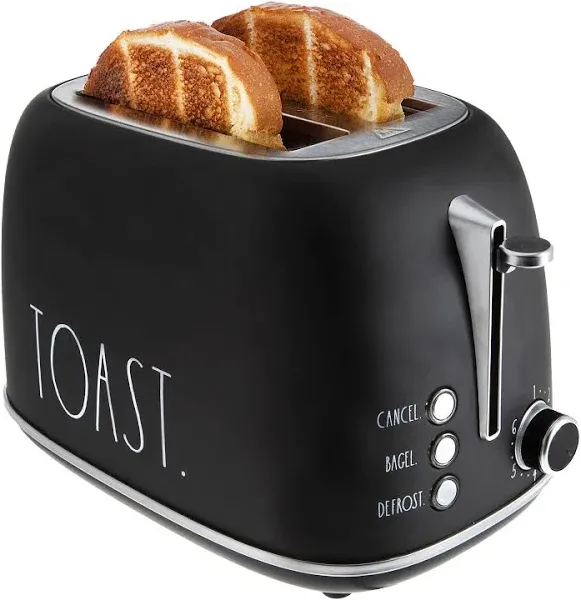 Retro Rounded Bread Toaster, 2 Slice Stainless Steel Toaster with Removable C...