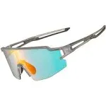 ROCKBROS Half Frame Photochromic Sports Sunglasses Cycling Bike Glasse