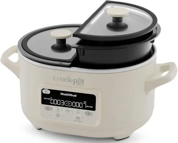 Crock-Pot MultiMeal Multicooker and Programmable Slow Cooker with Bake Function, Oat Milk