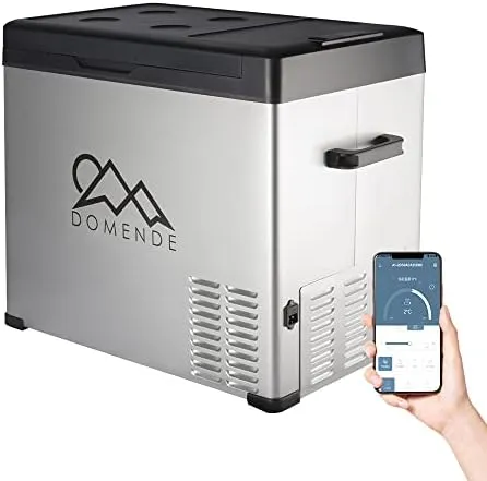 Domende 12 volt Refrigerator 54qt Portable Freezer Electric Cooler Compressor...