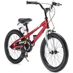 RoyalBaby Freestyle Outdoor Kid's Sporty Bicycle with Kickstand, 18 Inch, Red