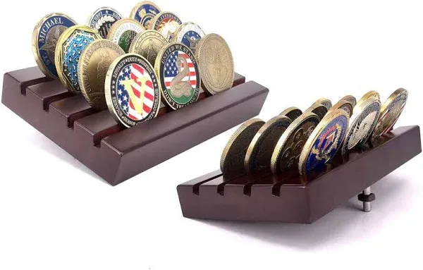 Joygulls Military Collectible Challenge Coin Display Holder Stand