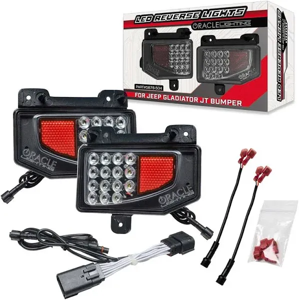 ORACLE LIGHTING #5881-504 Fits 20- Jeep Gladiator LED Reverse Lights w/Harness