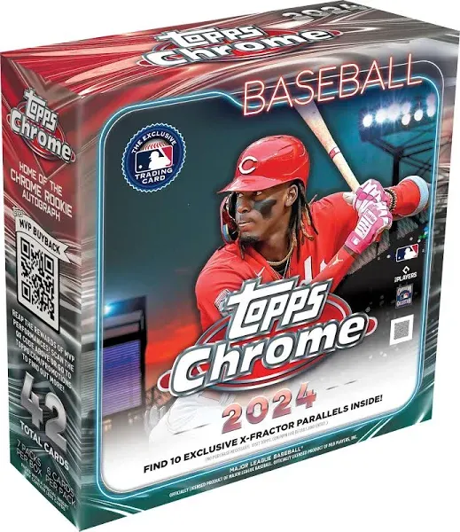 2024 Topps Chrome MLB Baseball Trading Cards Monster Box X-Fractor Sealed New