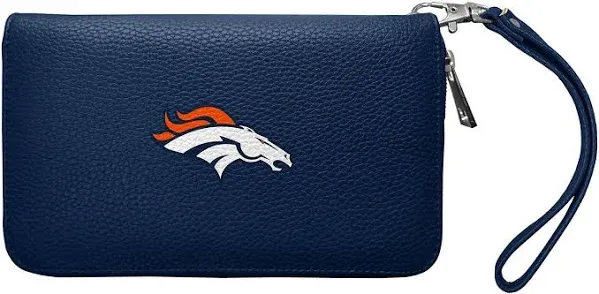 Denver Broncos Pebble Zip Organizer Wallet