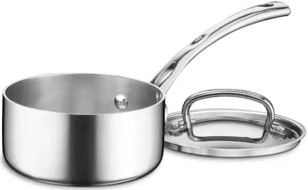 Cuisinart FCT19-14 French Classic Stainless 1 qt Saucepan with Cover