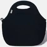 BUILT Gourmet Getaway Soft Neoprene Lunch Tote Bag - Lightweight, Insulated and Reusable Black LB31-BLK