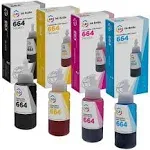 Products Compatible Ink Bottle Replacements for Epson 664 (1 Black, 1 Cyan, 1...