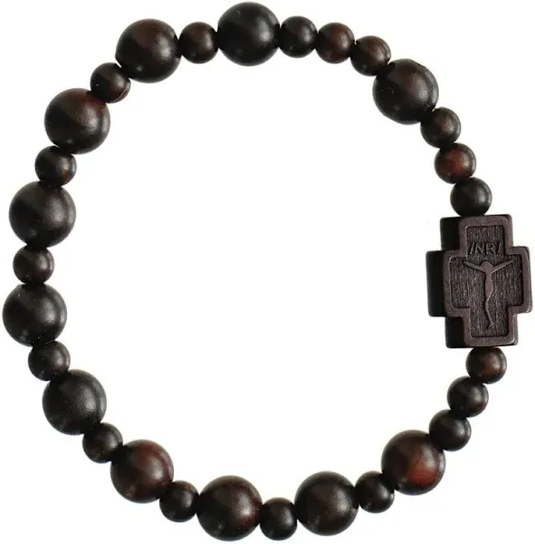 Jujube Wood Rosary Bracelet