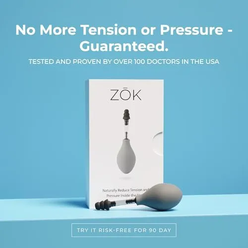 Zok ZŌK Migraine Relief Naturally Reduce Tension / Pressure Inside the Head