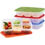 Bentgo Easyboxes 5-Compartment Food Containers 8-Piece Set Classic