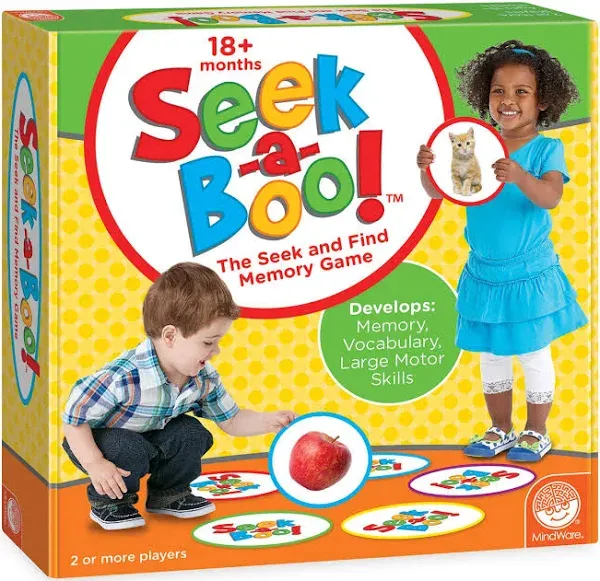 Mindware Seek-a-Boo!™ Seek-and-Find Toddler Memory Game