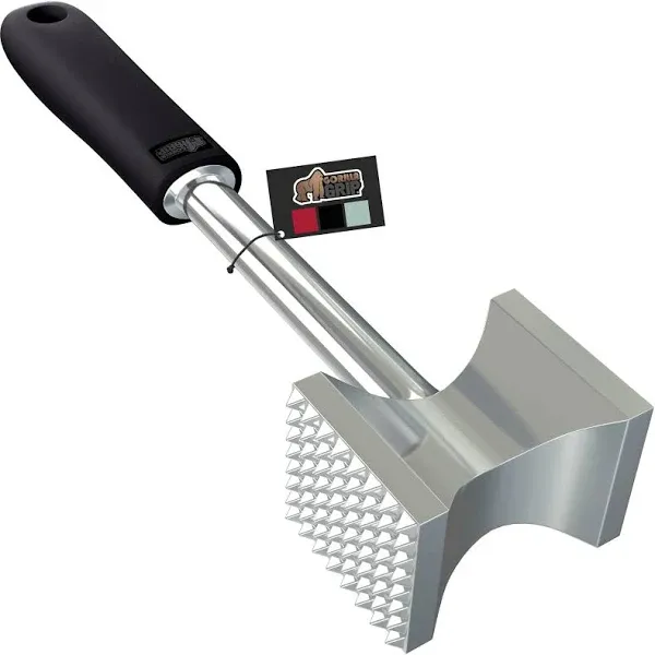 Heavy Duty Meat Tenderizer Hammer, Dual Side Kitchen Mallet, Comfortable Grip...