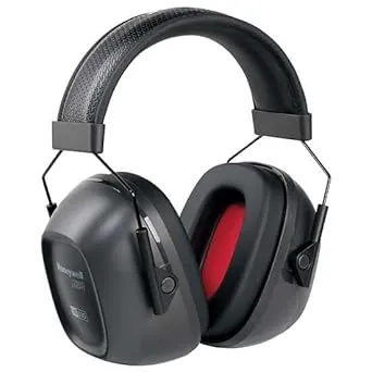 Honeywell VeriShield 1035100-VS 100 Passive Earmuffs Over The Head Black NRR 24