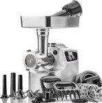 STX International Magnum 1800W Electric Meat Grinder (Patented Air Cooled) - 3 S