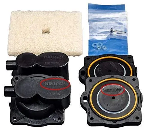 Authentic Diaphragms and Casing Blocks for HP-60 and HP-80 Air Pumps