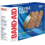 Band-Aid Brand Flexible Fabric Adhesive Bandages - 100 count