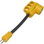 RV Camper Cord Adapter 15A Male to 50A Female