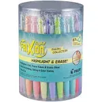 Pilot, FriXion Light Pastel Erasable Highlighters, Chisel Tip, Tub of 36, Assorted Colors