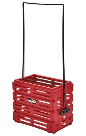 Tourna Ballport Deluxe 80 with Wheels Ball Hopper