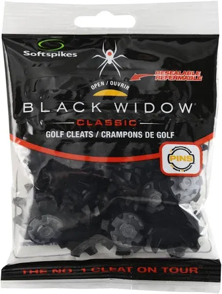 Black Widow Classic Golf Cleats with Soft Spikes