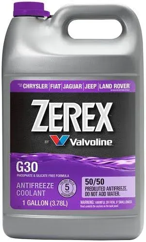 Zerex G30 Antifreeze / Coolant 50/50 Prediluted Ready-to-Use 1 Ga