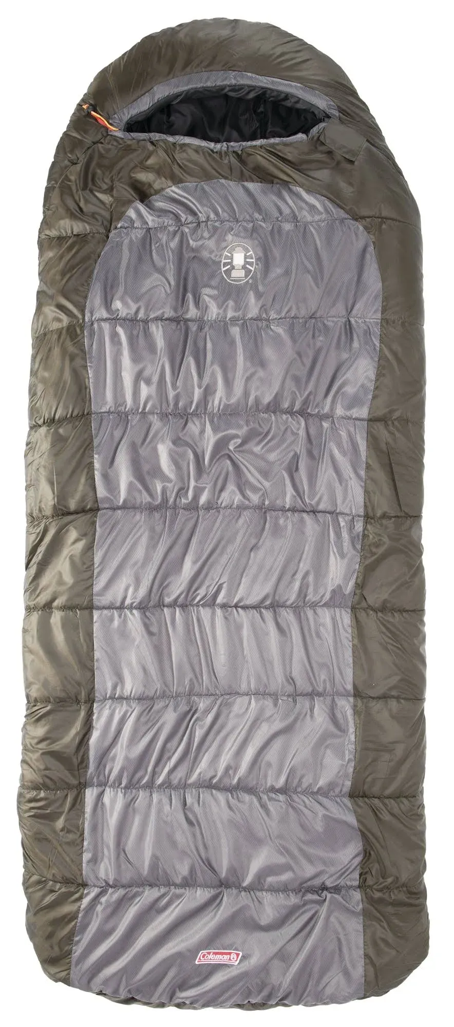 Coleman Big Basin 15°F Big & Tall Sleeping Bag, Cold Weather Sleeping Bag with Snag-Free Zipper & Better Heat Retention, Machine Washable