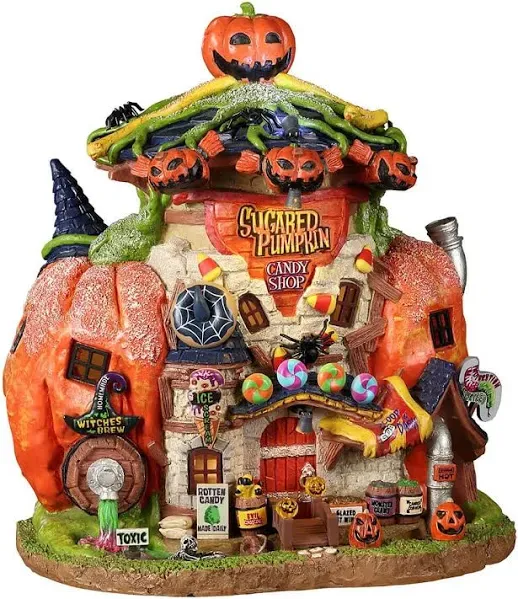 LEMAX Sugared Pumpkin Candy Shoppe, Battery Operated (4.5V) #25855